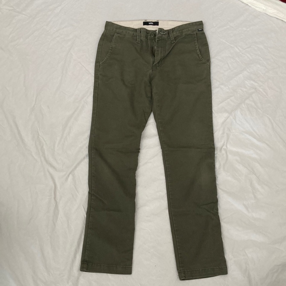 Vans mens chino pants olive green 30